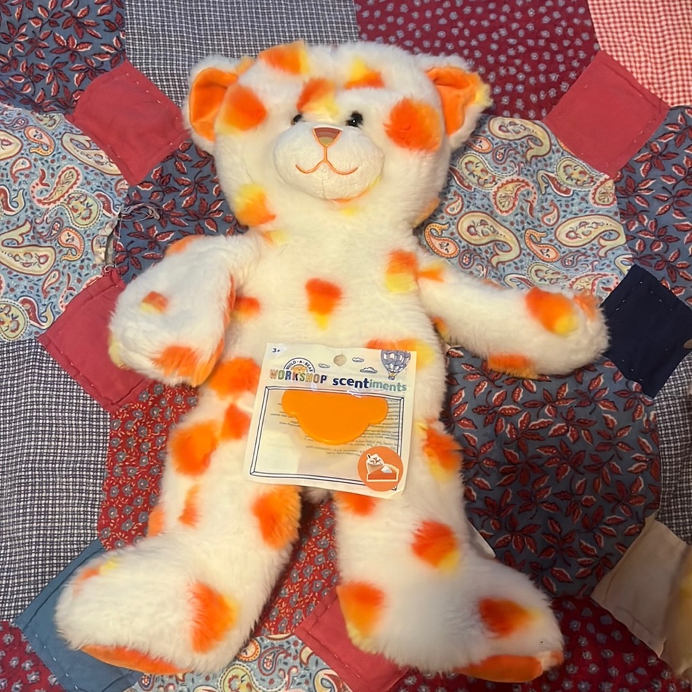 Candy corn build a bear with scent